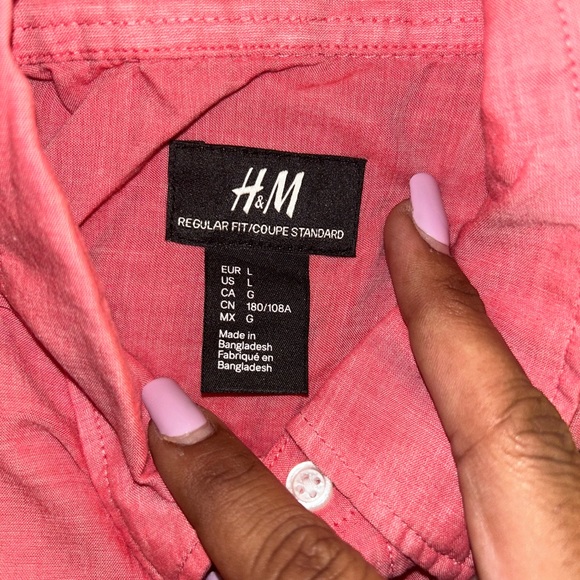 Mens H&M Button Down - Picture 2 of 2